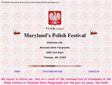 Tablet Screenshot of pcamaryland.org